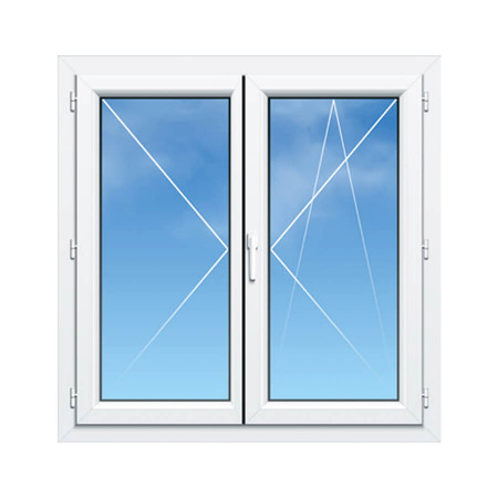 Fenêtre Aluminium 2 vantaux oscillo battant sur mesure : QUEEN&SUN