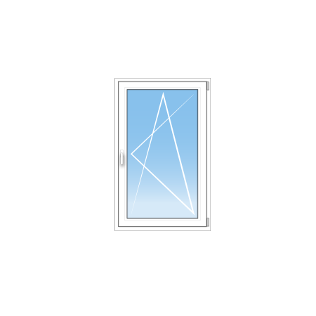 Fenêtre PVC 1 Vantail, avec imposte ou allège, fixe ou à soufflet