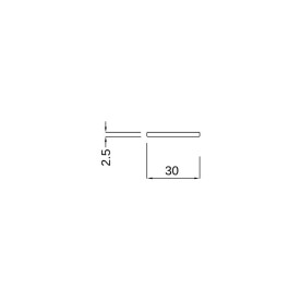 Plat de Finition PVC 2.5x30 StartnSun