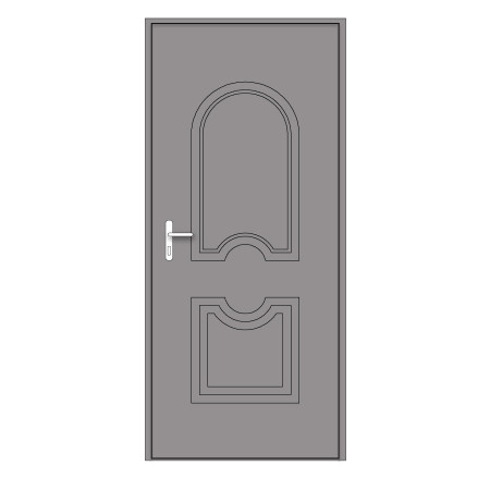 Porte d'entrée Semnoz PVC avec...