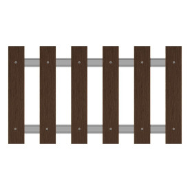 Palines bois résine 80x21 chêne doré 2