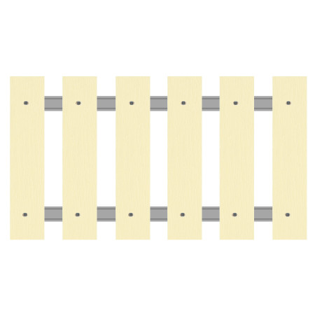 Palines bois résine 100mm x 25mm