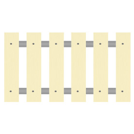 Palines bois résine 100x21 chêne clair 2