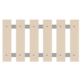 Palines bois résine 100x21 chêne clair 2