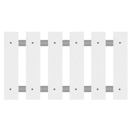 Palines bois résine 120x21mm blanc