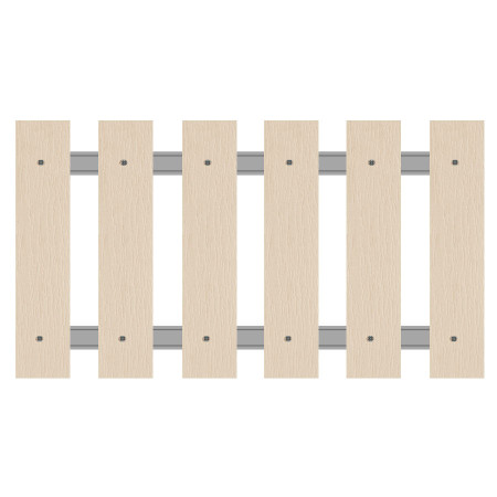 Palines bois résine 100mm x 25mm