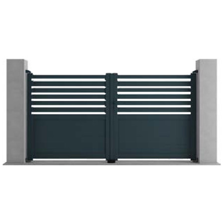 Portail battant Aluminium sur mesure modèle Artnsun Bessine