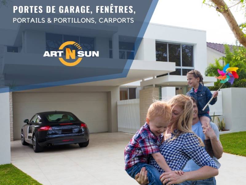 Artnsun Pergola porte de garage design