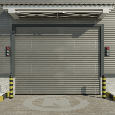 Porte de Garage Sectionnelle Industrielle "sur mesure" - artNindus